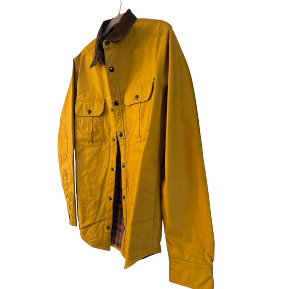 Men's Yellow Jacket with Brown Accents - Picture 2 of 5